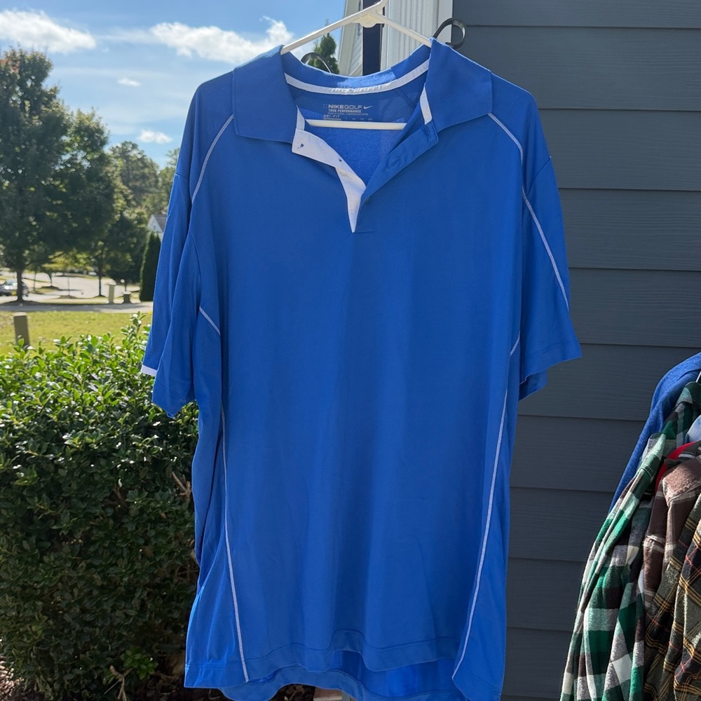 Nike Blue Golf Polo Shirt